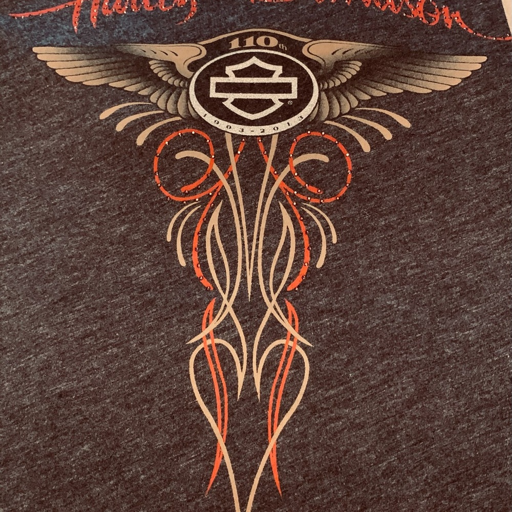New Harley Davidson 110th Anniversary Tee L